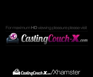 HD - castingcouch-x karstā meitene viršu izpaužas viņas pirmā creampie